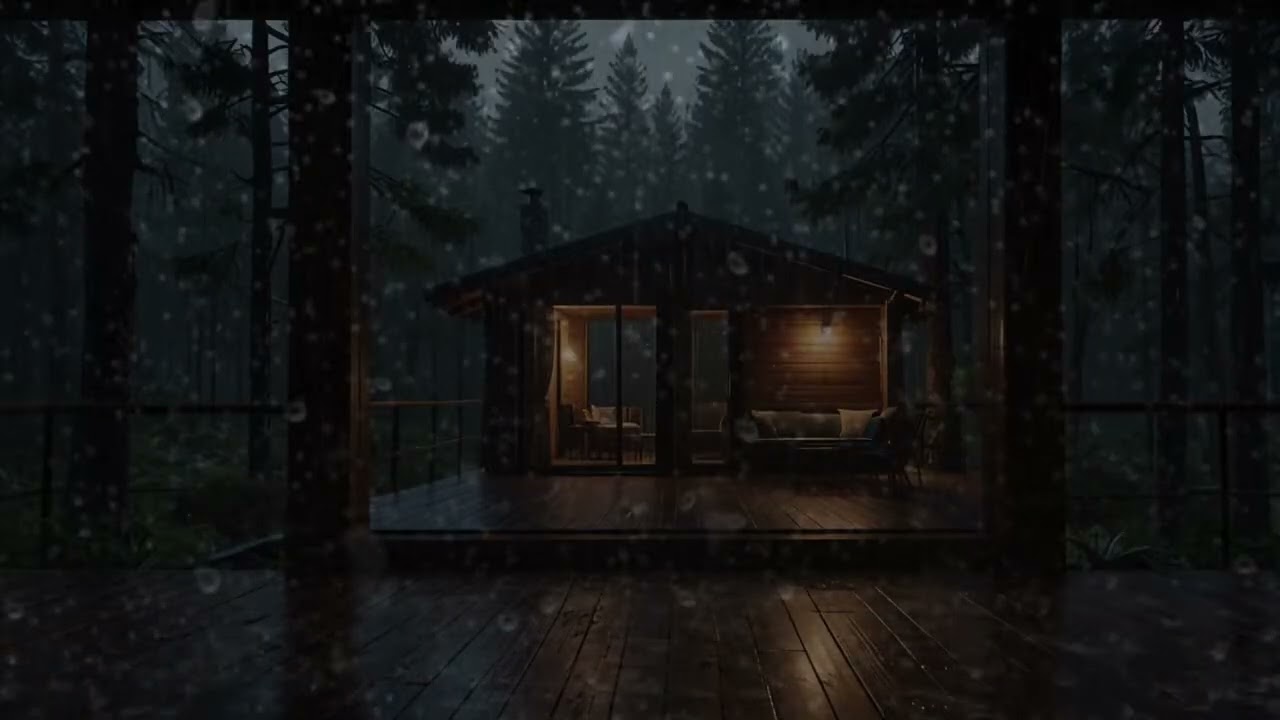 Thunderstorm Rain Sounds for Sleeping – Deep Relaxation & Comfort | ASMR