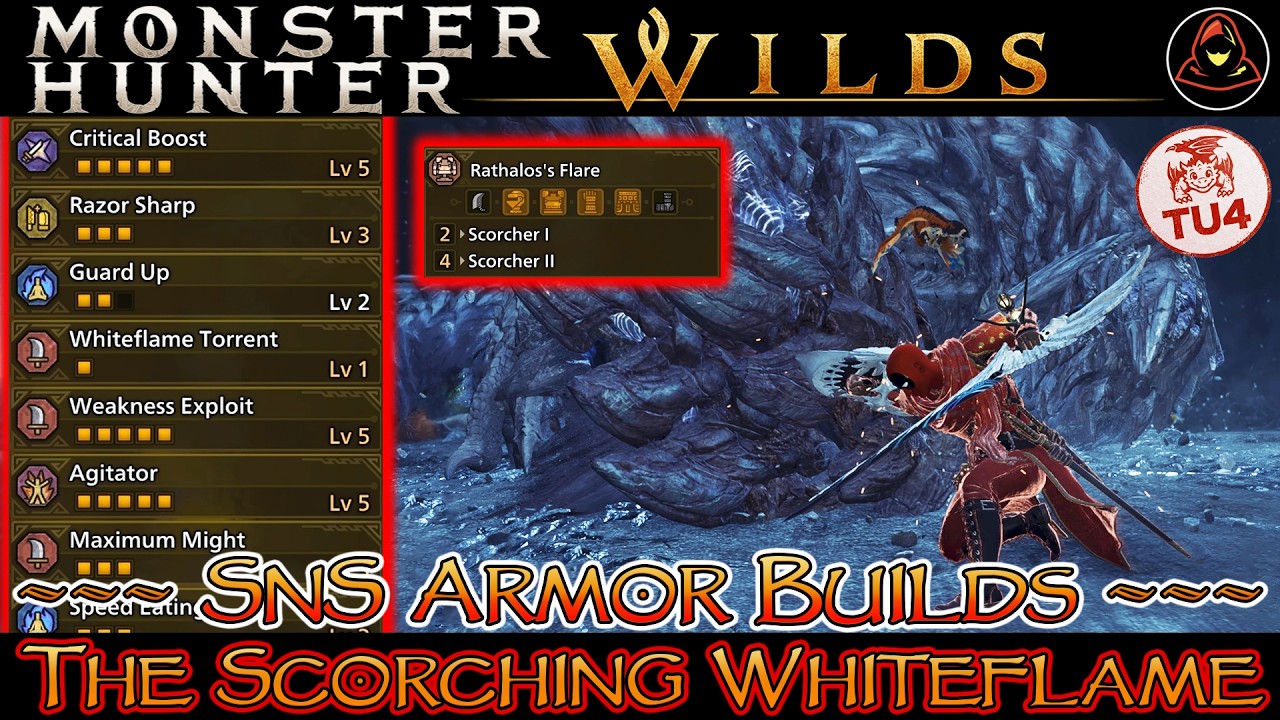 The SCORCHING WHITEFLAME SnS Extreme DPS Build | Monster Hunter Wilds TU4