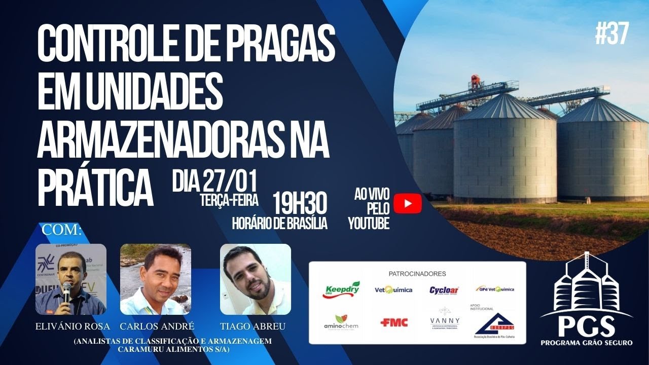 CONTROLE DE PRAGAS EM UNIDADES ARMAZENADORAS NA PRÁTICA