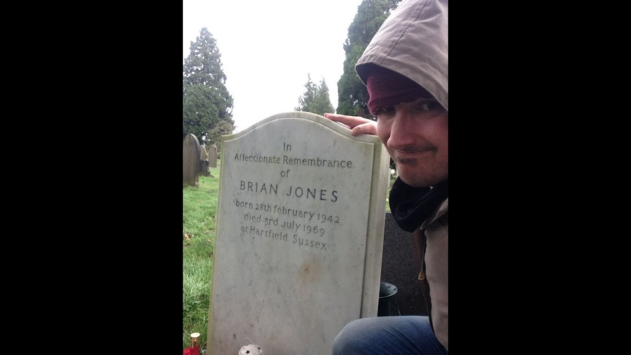 A visit to Brian Jones grave in Cheltenham