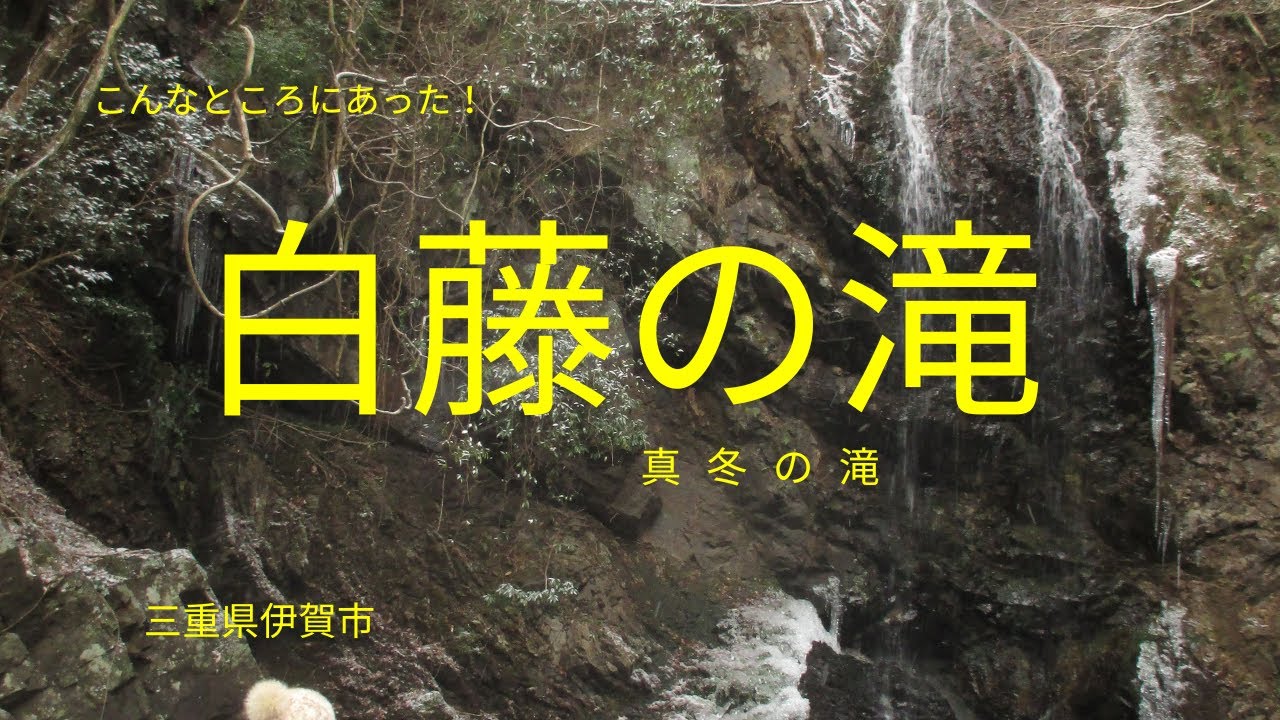 【三重県伊賀市】白藤の滝・さるびの温泉｜雪の高速道路までが遠すぎた。