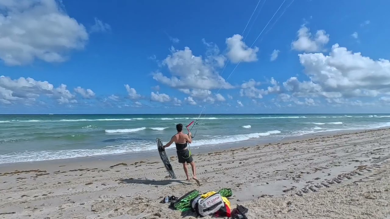 Hollywood Kite Beach03/2026, Florida Beach SMR, Light Wind Session