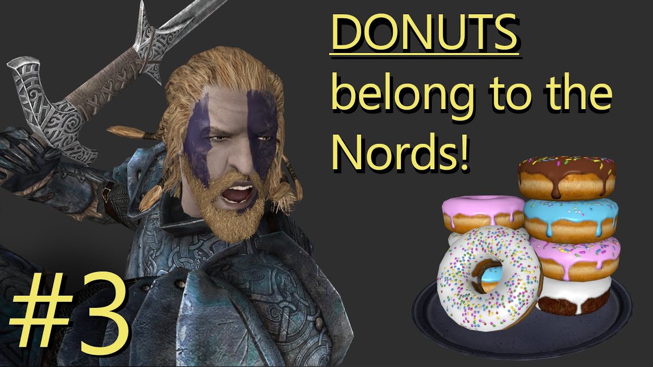 Skyrim Donuts #3 - UV Unwrap LP Donut