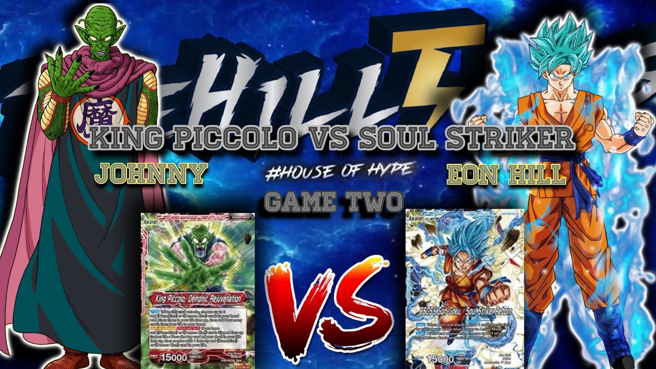 TheHillTwins: (Johnny) Red King Piccolo vs  (Eon) Blue Black Soul Striker - Game Two