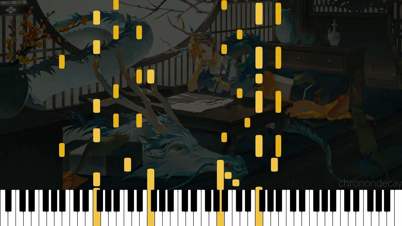 [Touhou 19 UDoALG] Tortoise Dragon ~ Fortune and Misfortune [Piano Arrangement]