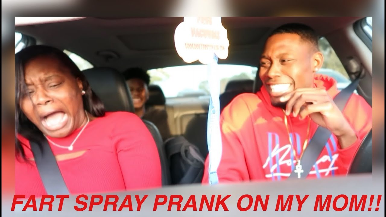 Fart Spray Prank On My MOM!!!!!!