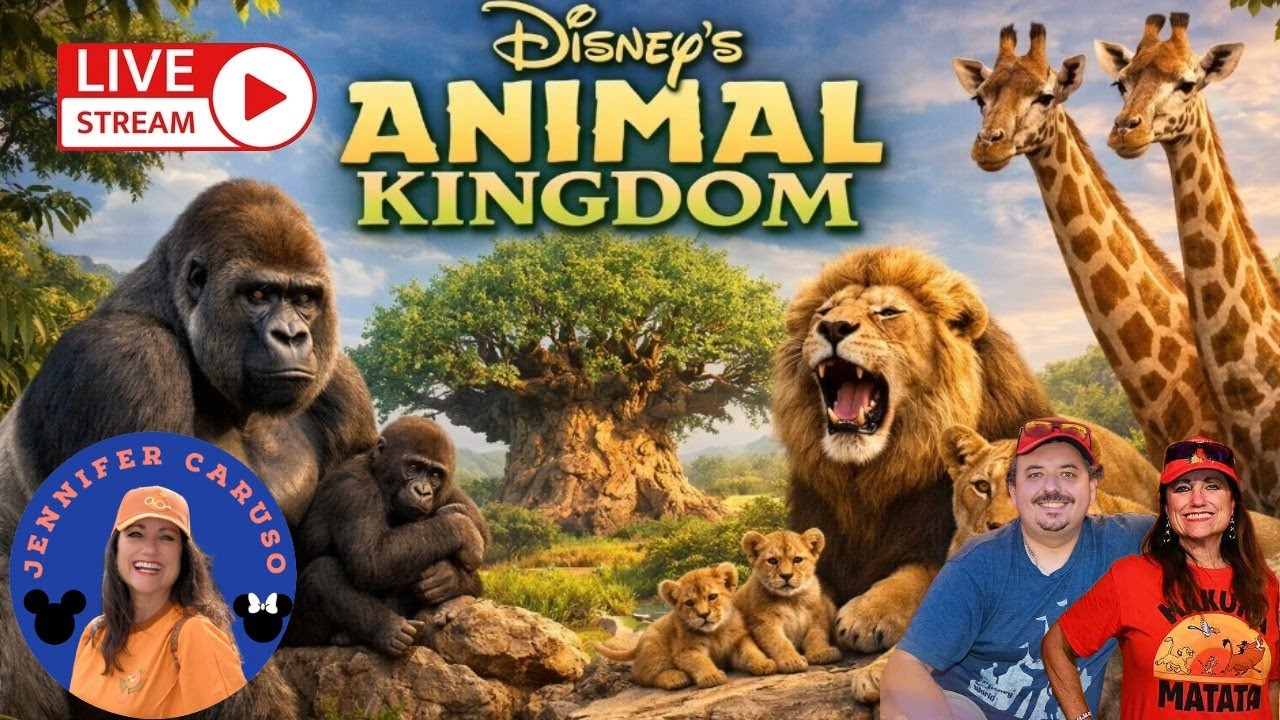🔴LIVE Animal Kingdom Walt Disney World 01/14/2026