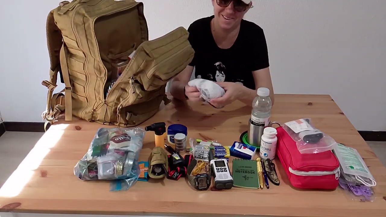 Mochila emergencia 72 horas familiar