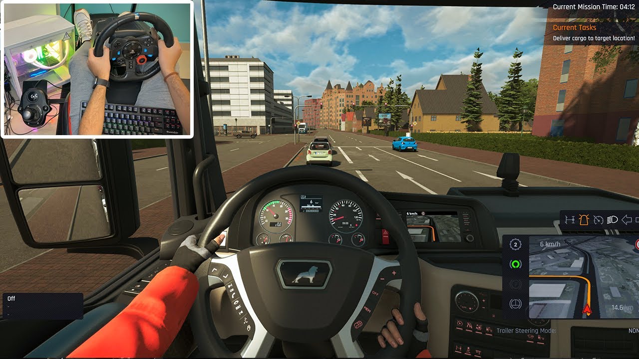Heavy Cargo - The Truck Simulator Gameplay | Part 1 (Steering Wheel Gameplay)