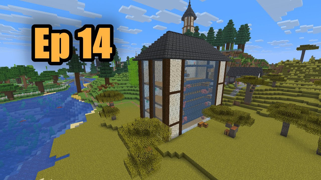 Tata poludio na bakrene, pravimo automatski chest room MInecraft preživljavanje sa tatom Ep 14