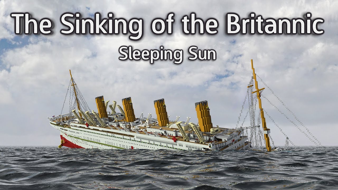 The Sinking of the Britannic - Minecraft video (music video)