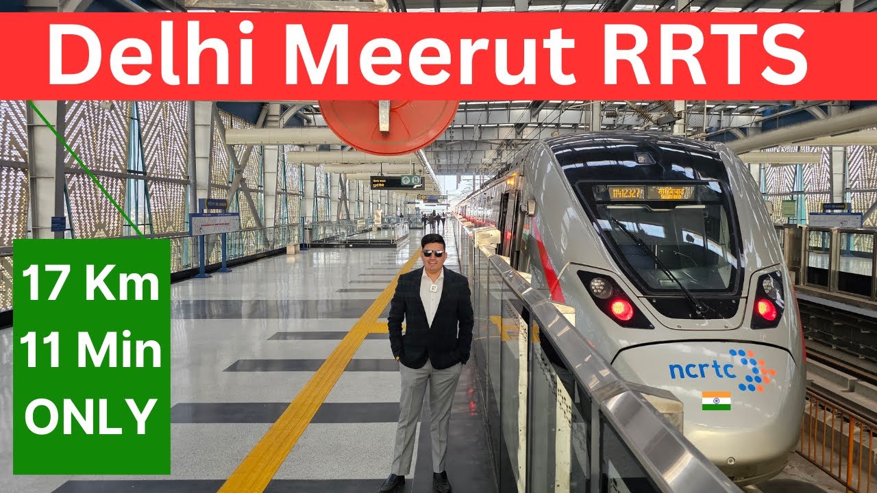 Delhi Meerut rrts | 17 km in 11 min | RRTS Connect | 