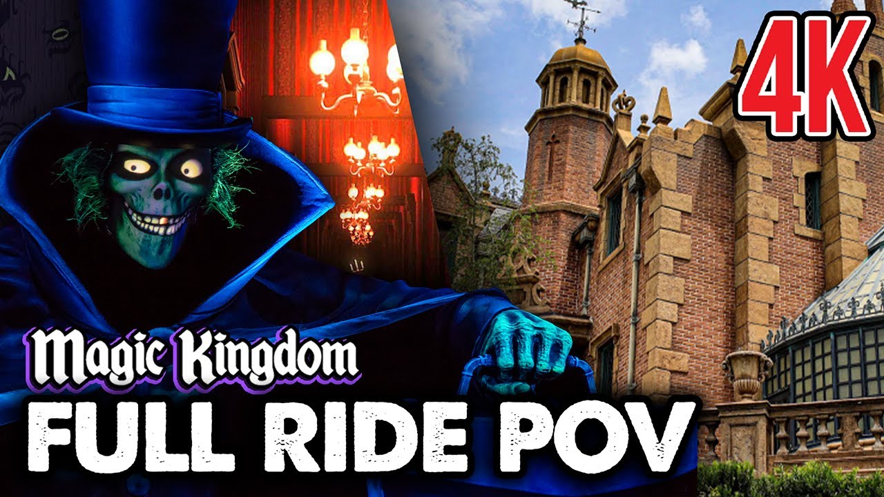 Haunted Mansion - Magic Kingdom- 4K Ride POV 2025
