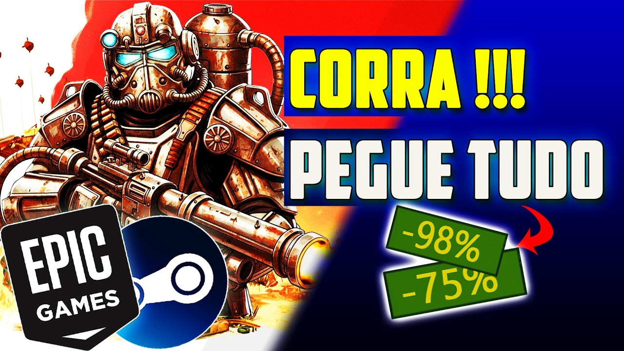 Jogos Gratis e SUPER PROMOÇÃO na Steam a preços históricos!