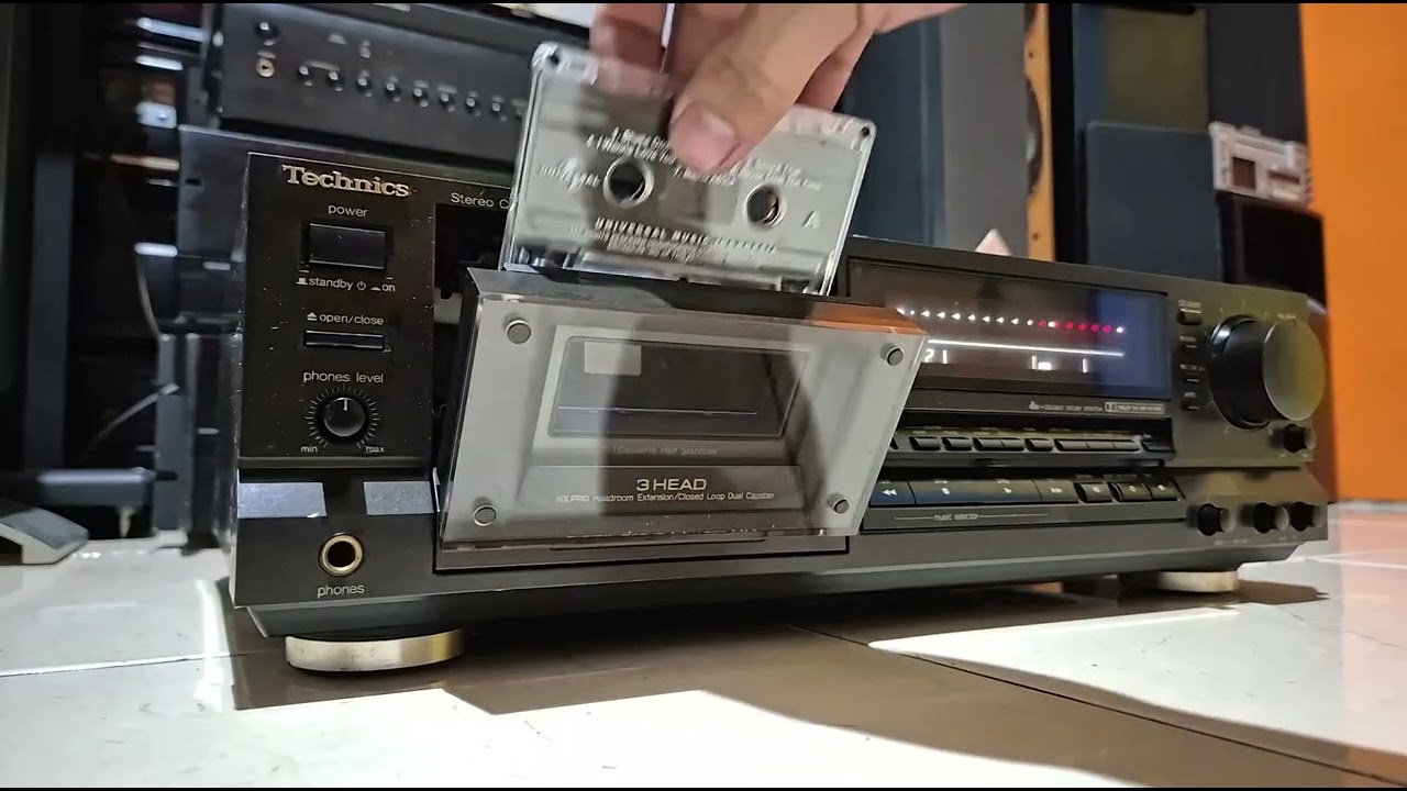 TEST TAPE DECK 3HEAD FLAGSHIP TECHNICS RS-B965