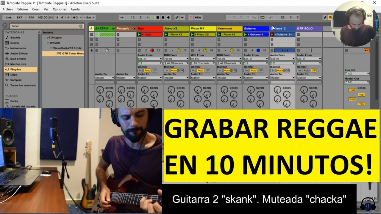Como HACER/GRABAR una cancion de Reggae en 10 minutos