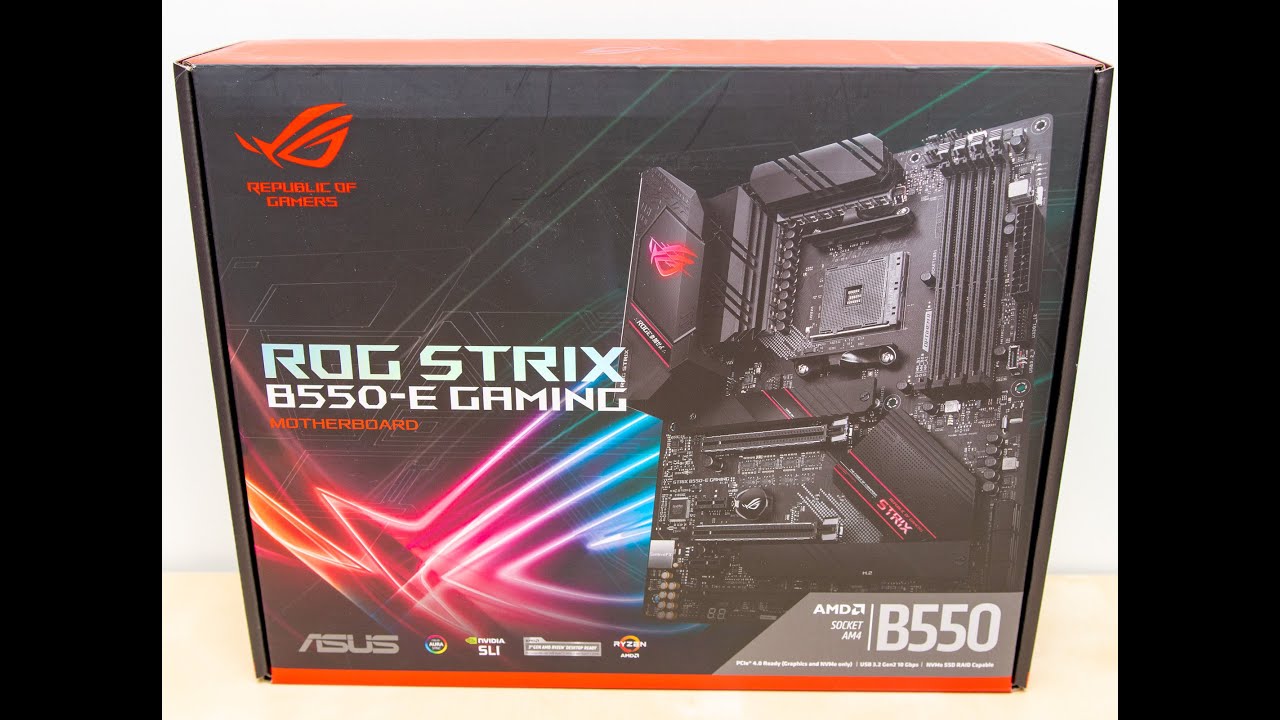 ОНЛАЙН ТРЕЙД.РУ — Материнская плата ASUS ROG STRIX B550-E GAMING (AM4, ATX)