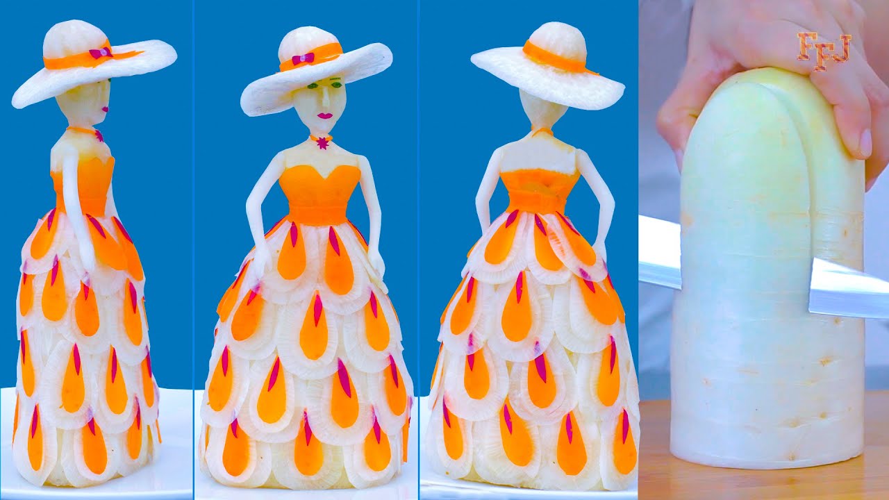 5 Cute & Beautiful Vegetable Hacks For Food Decorations & Designs