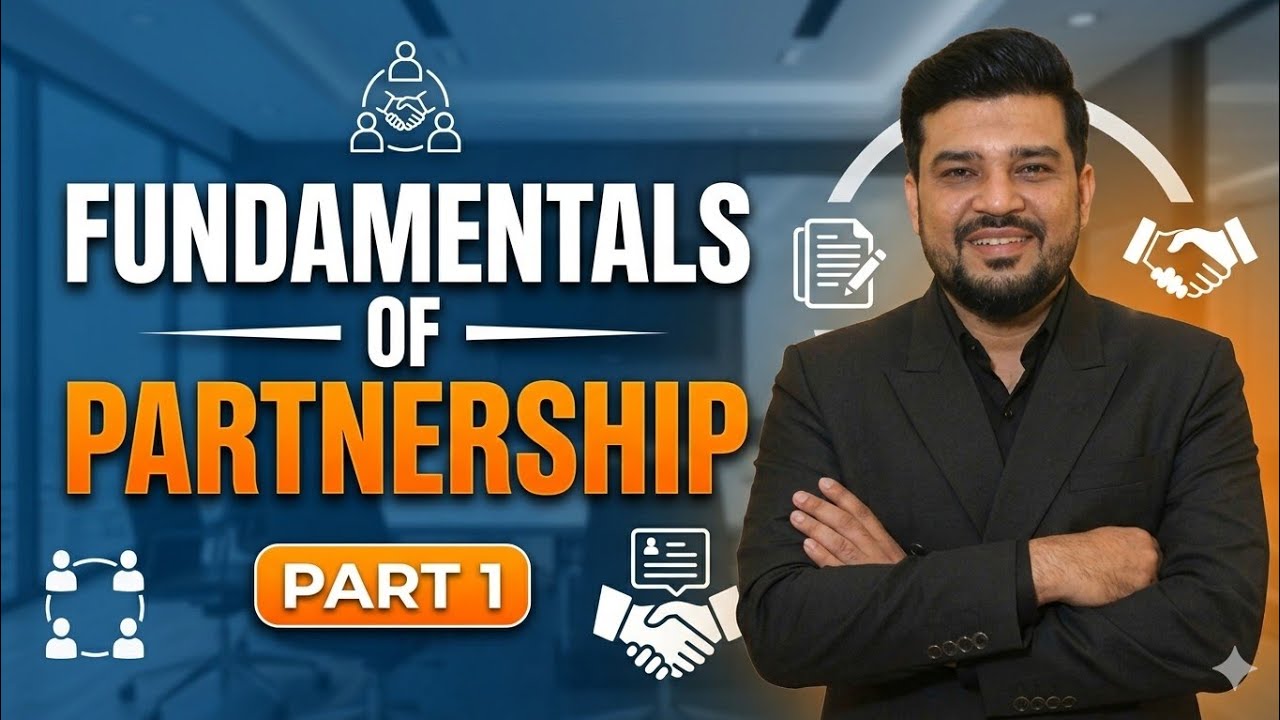 Fundamentals of Partnership Accounting | Part 1| By Aquil Khan| EduPoint Commerce Coaching 