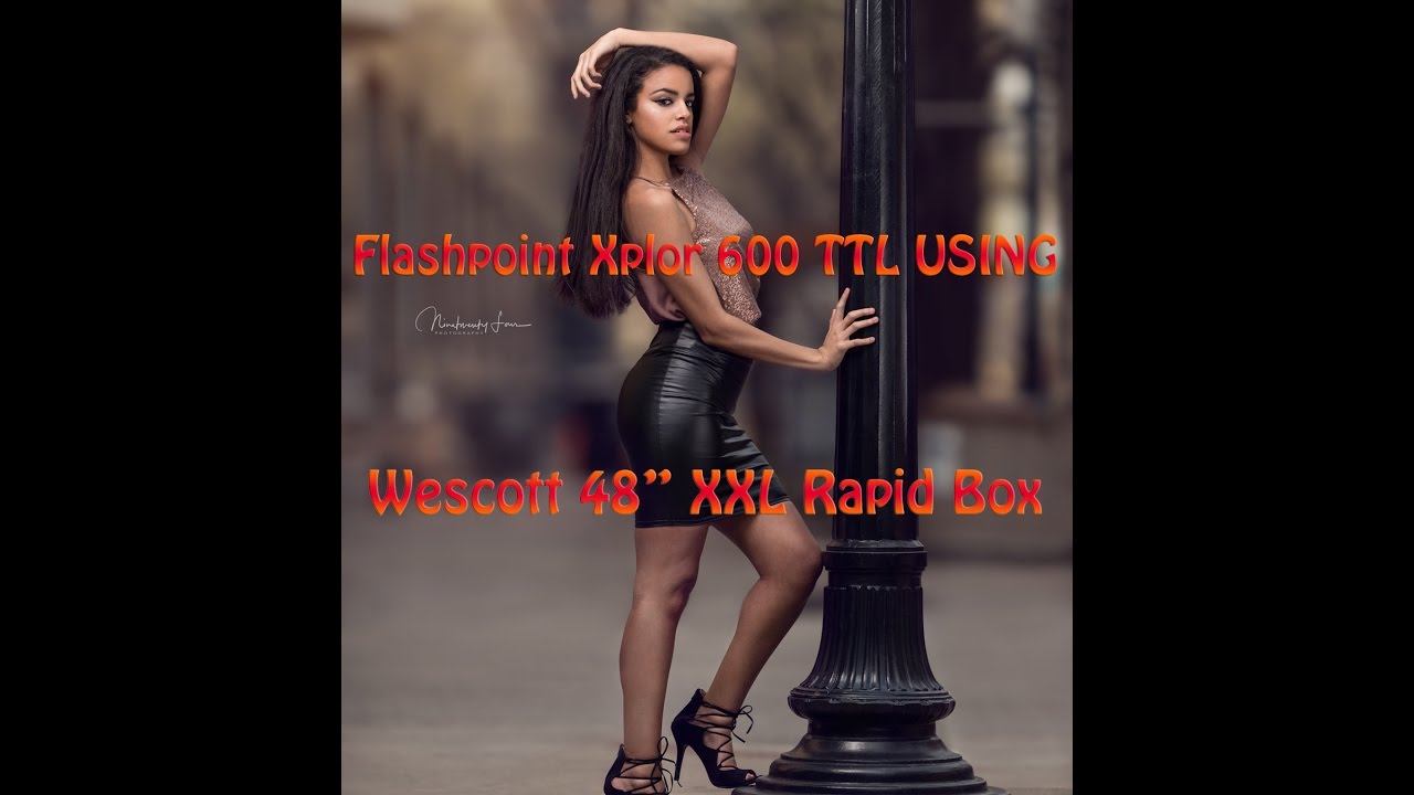 Flashpoint Xplor с использованием модификатора Wescott XXL 48