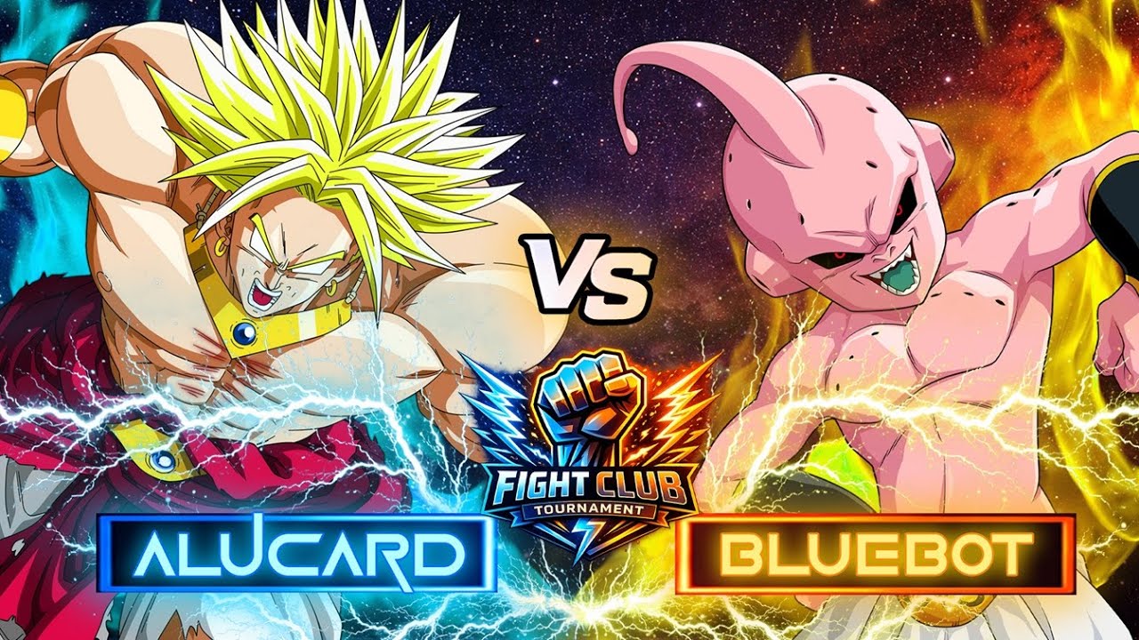 Tournoi Fight Club #1 ALUCARD (Rosé, UI, Broly Z) vs BLUEBOT (Rosé , Goku SSJ , Kid Buu)