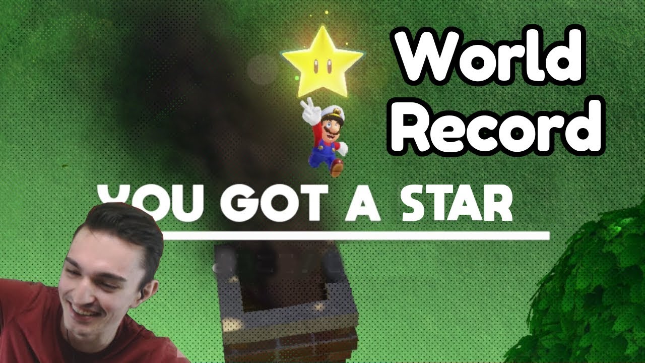 I got a Mario Odyssey World Record on my 2nd try... (Star%)