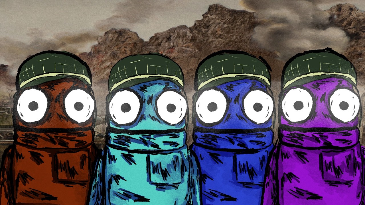 ٤ أغبياء يحاولون يلعبون ريبو 