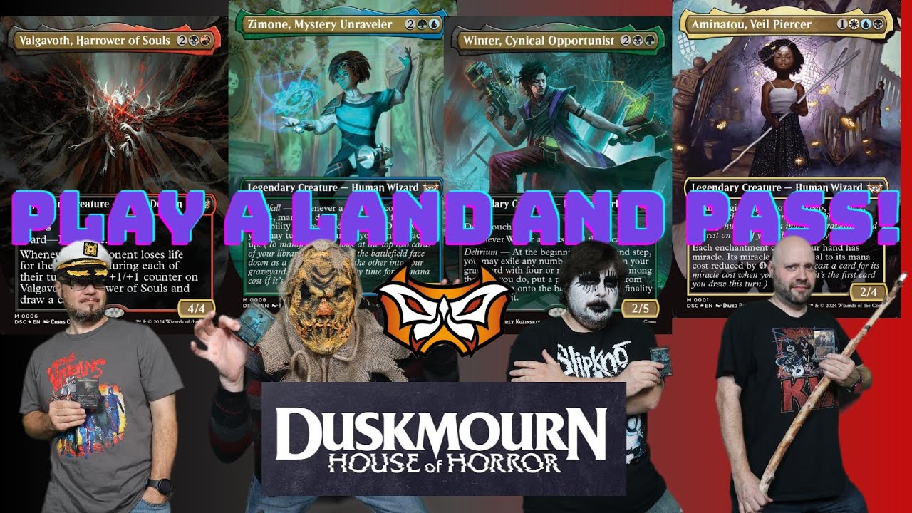 Duskmourn upgraded pre-con battle EP: 47 Valgavoth V Zimone V Winter V Aminatou [EDH gameplay] #mtg