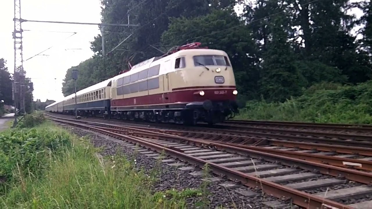 IC der 80er Jahre Hamm-Sylt von Nostalgiezugreisen.(Elmshorn 16.8.25)