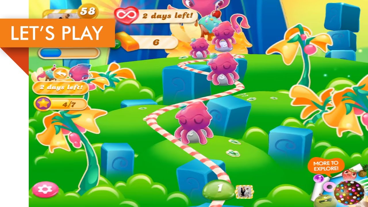 Let's Play - Candy Crush Jelly Saga (Bananadrama! Level 1 - 3)