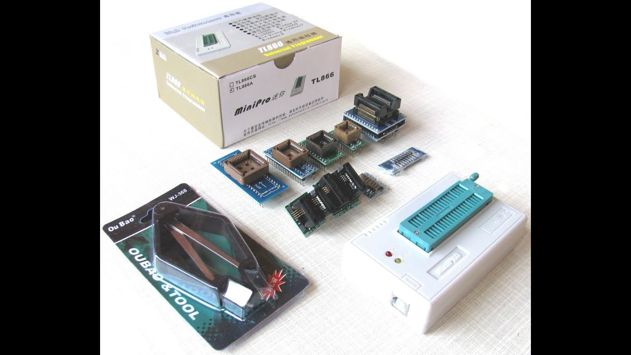 Обзор программатора MiniPro TL866A + 10 адаптеров