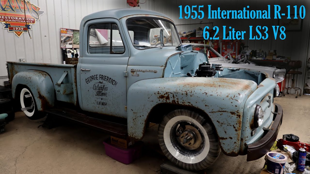 Original Patina 1955 International Pickup 6.2 Liter LS3 Hot Rod Build