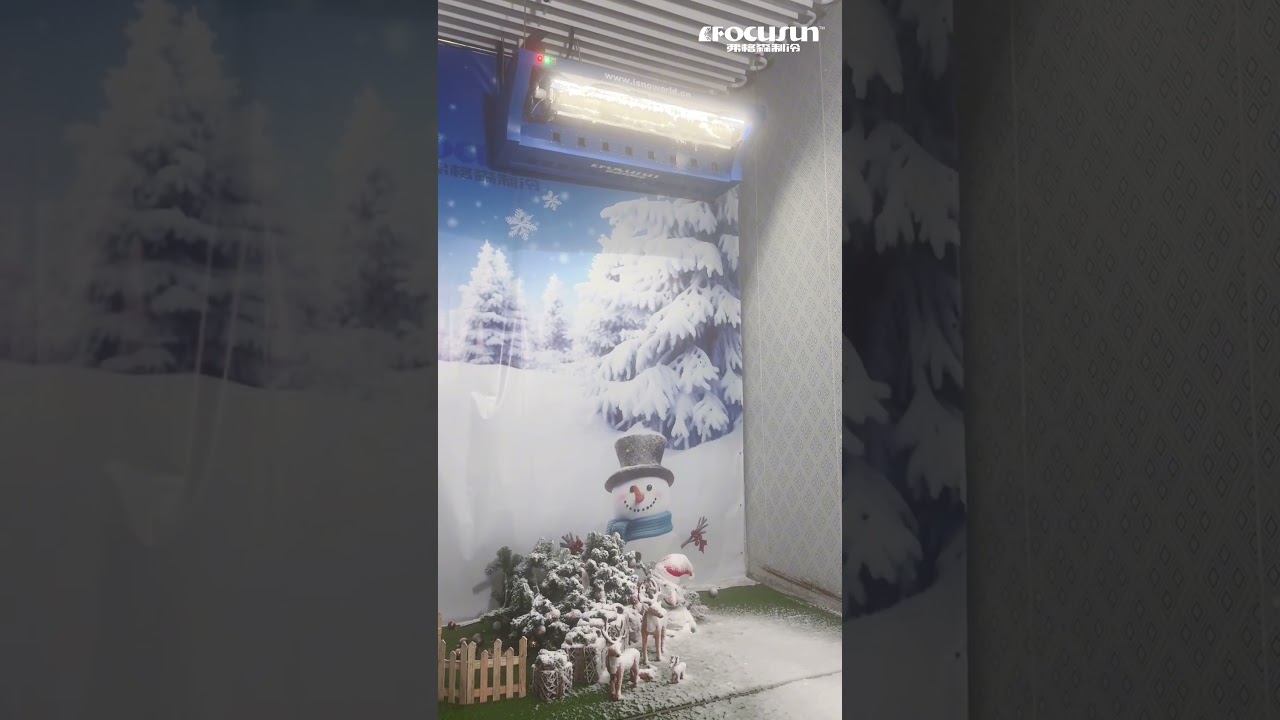 Focusun Snow Fallling Machine Show Indoors.