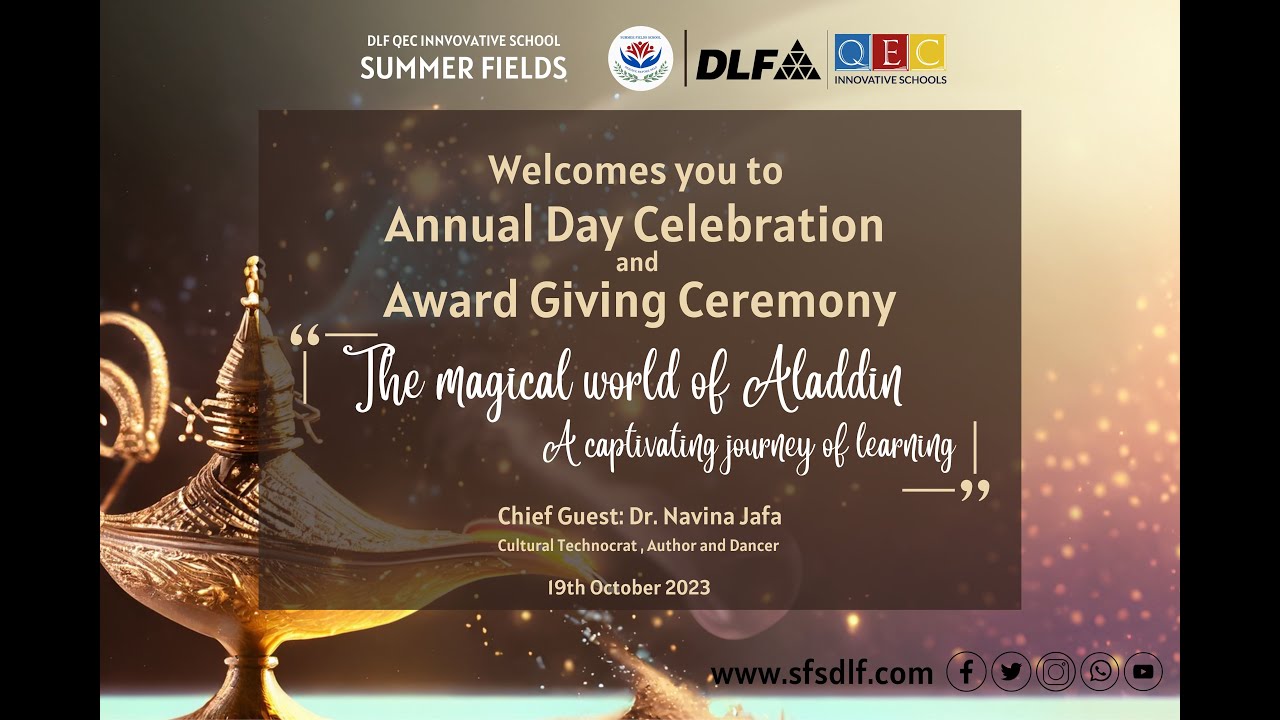 Summer Fields School Annual Day 2023:The Magical World of Aladdin