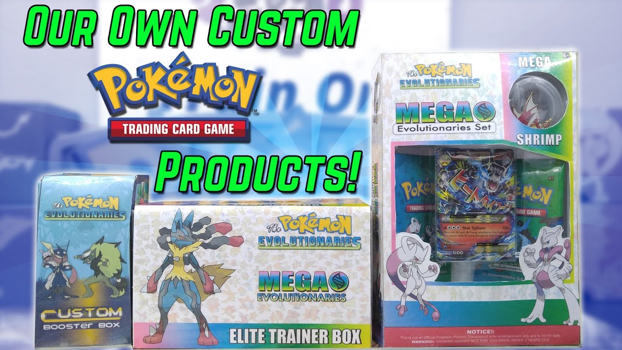 OUR OWN CUSTOM POKEMON CARD PRODUCTS?!