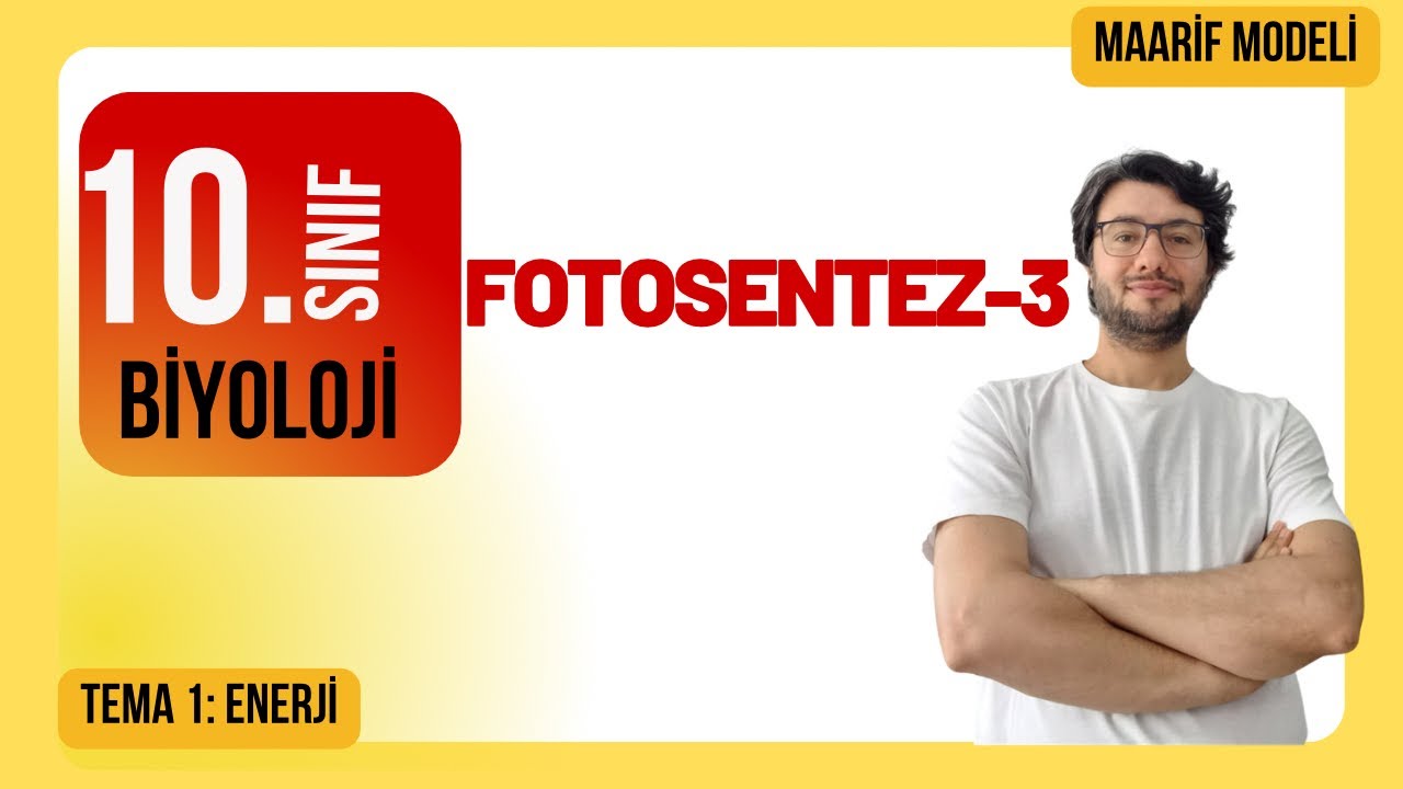 Fotosentez-3 | 1. Ünite Enerji | 10. Sınıf Biyoloji | Maarif Modeli | 1. TEMA | 4. Ders