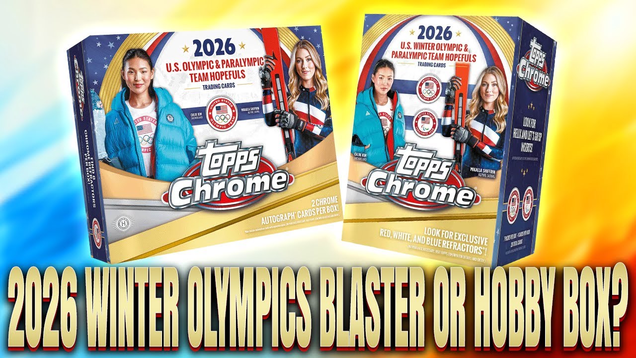Chasing GOLD with Blaster and Hobby boxes | Winter Olympics 2026 Topps Chrome