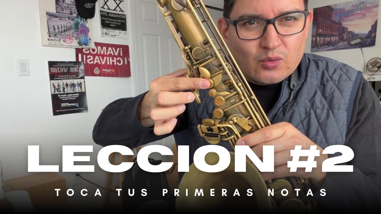 Saxofón Tenor para Principiantes #2 | Primeras Notas (G-A-B-C), Embocadura y Tonos Largos 