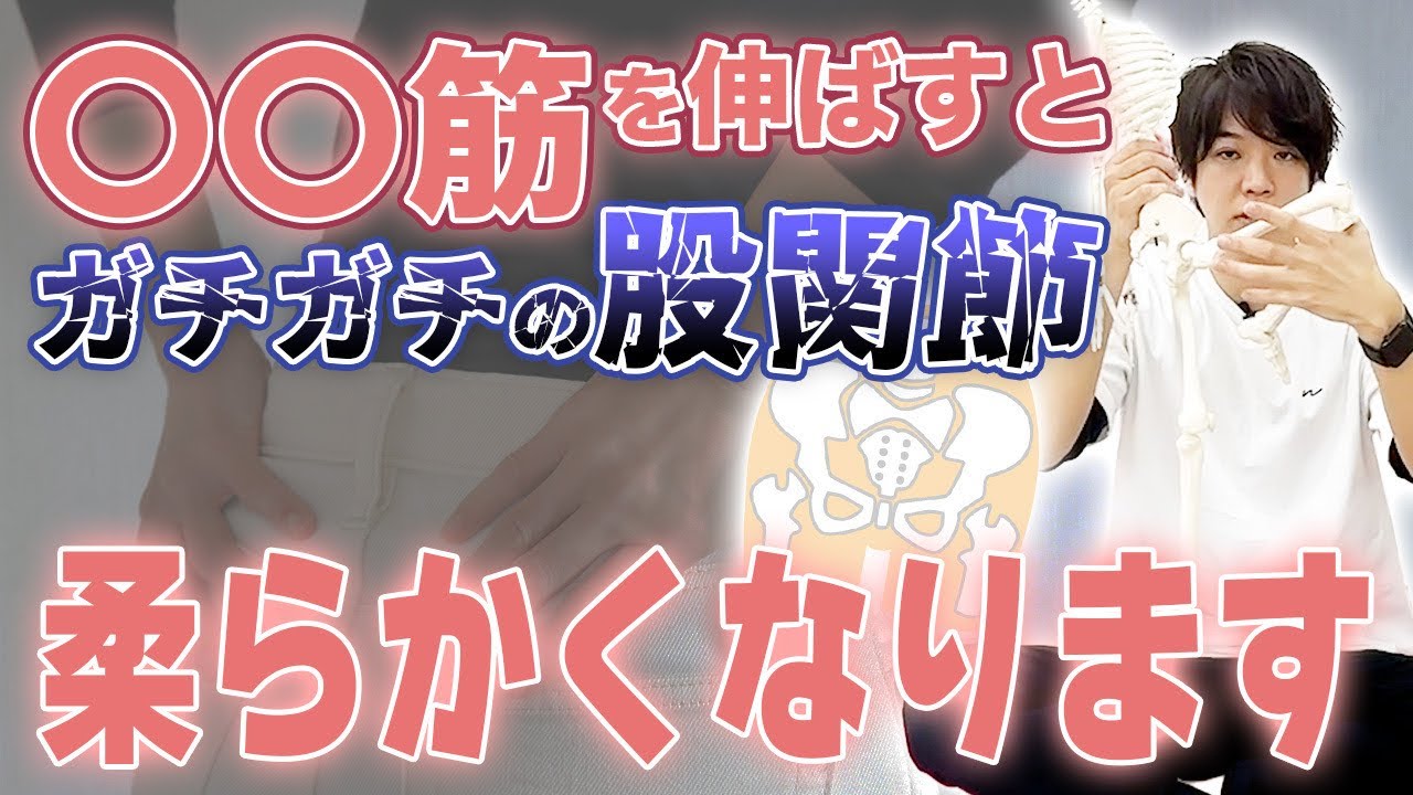 【解剖学】ガチガチになった股関節、柔軟性を取り戻すには〇〇筋が重要です【ピラティス】