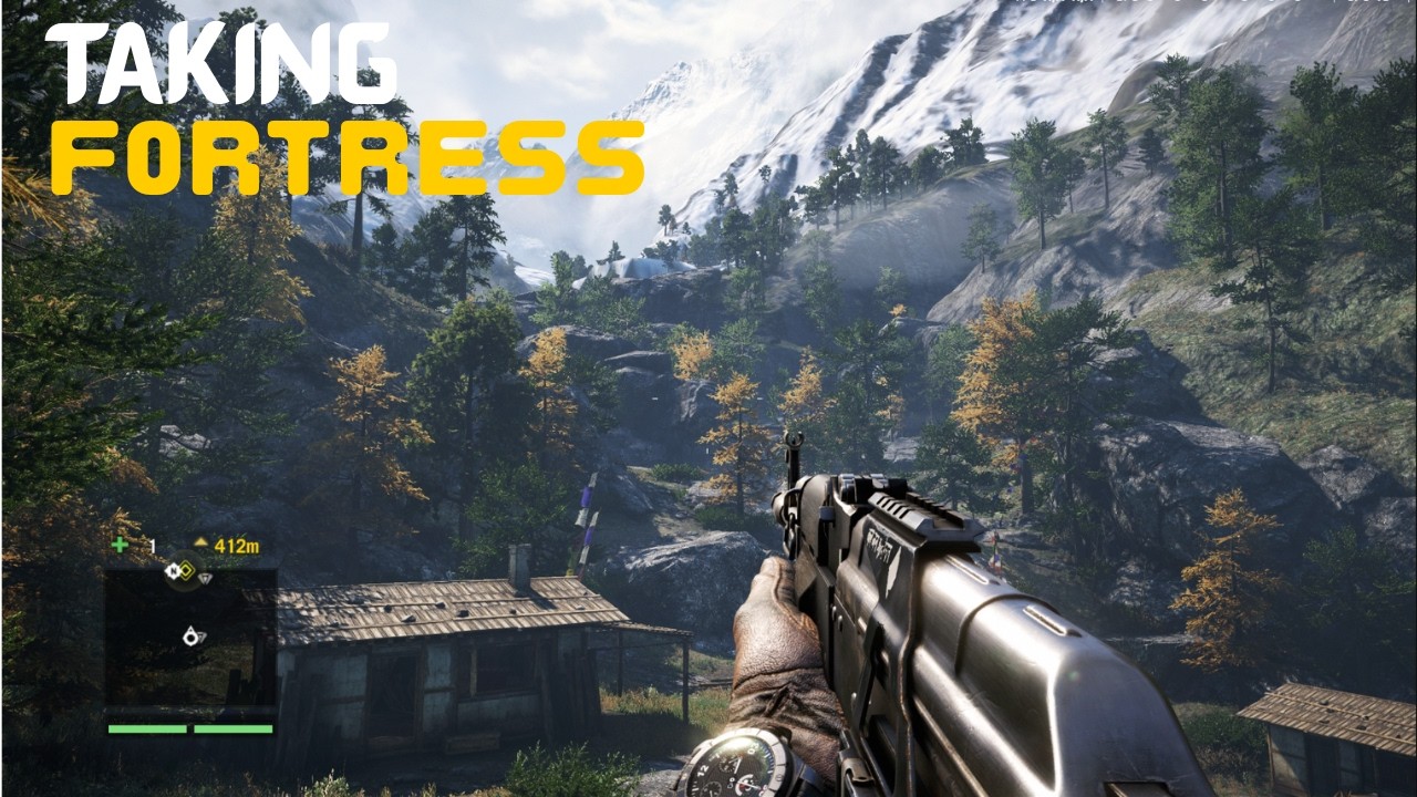 Taking fortress in stealth mode gone wrong| Far cry 4 gameplay