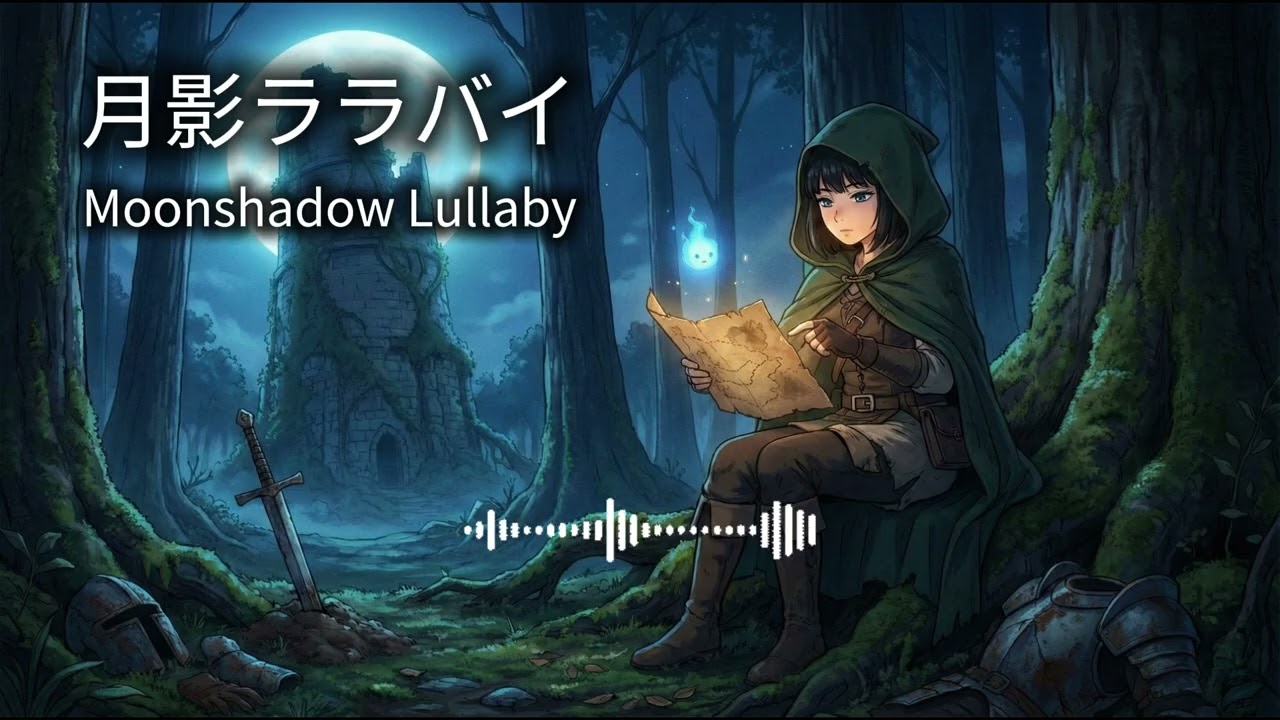 【ファンタジーアニメ風】月影ララバイ｜女声×オーケストラの子守唄（オリジナル曲／歌詞付き）