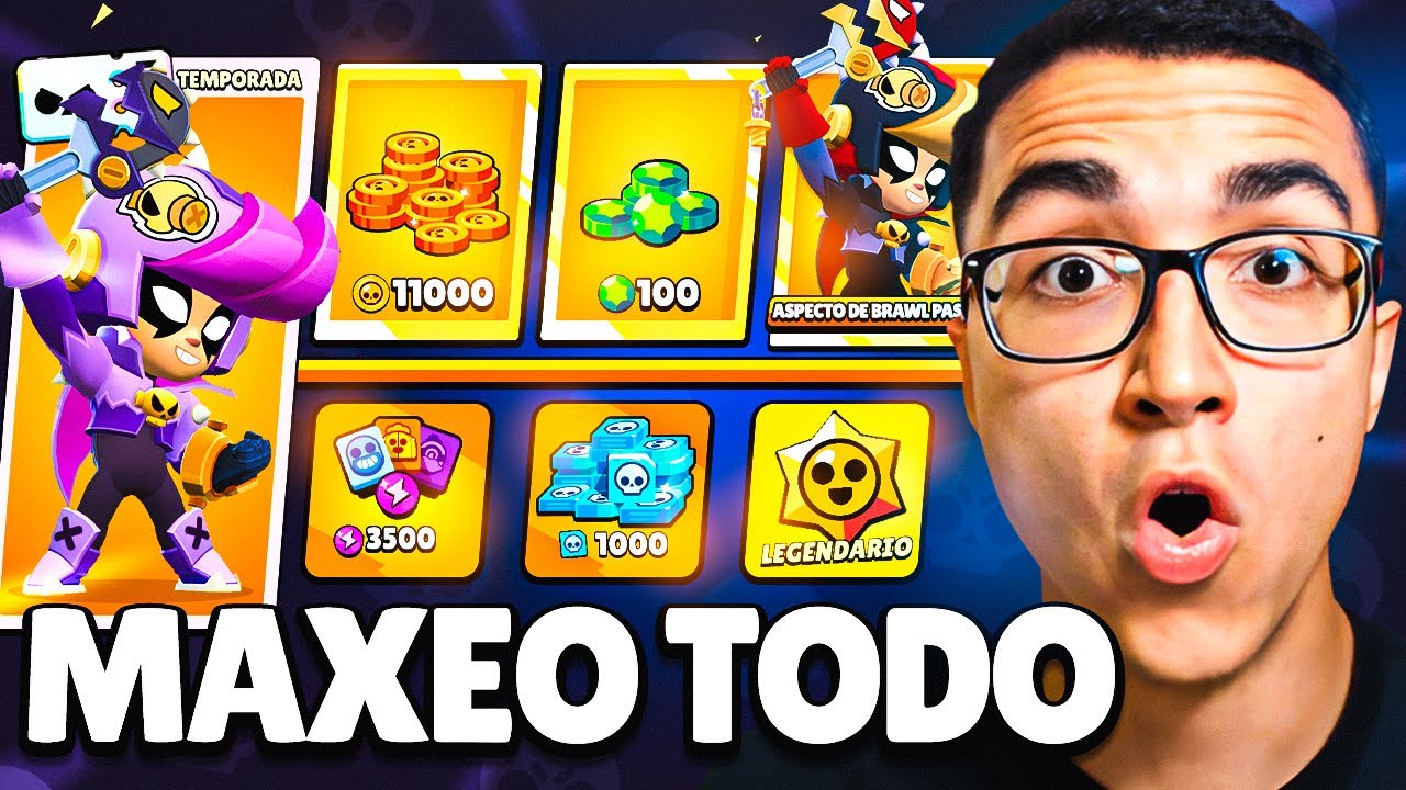 COMPRO TODO el *BRAWL PASS PLUS* con la MEJOR SKIN de TODOS los BRAWL PASS