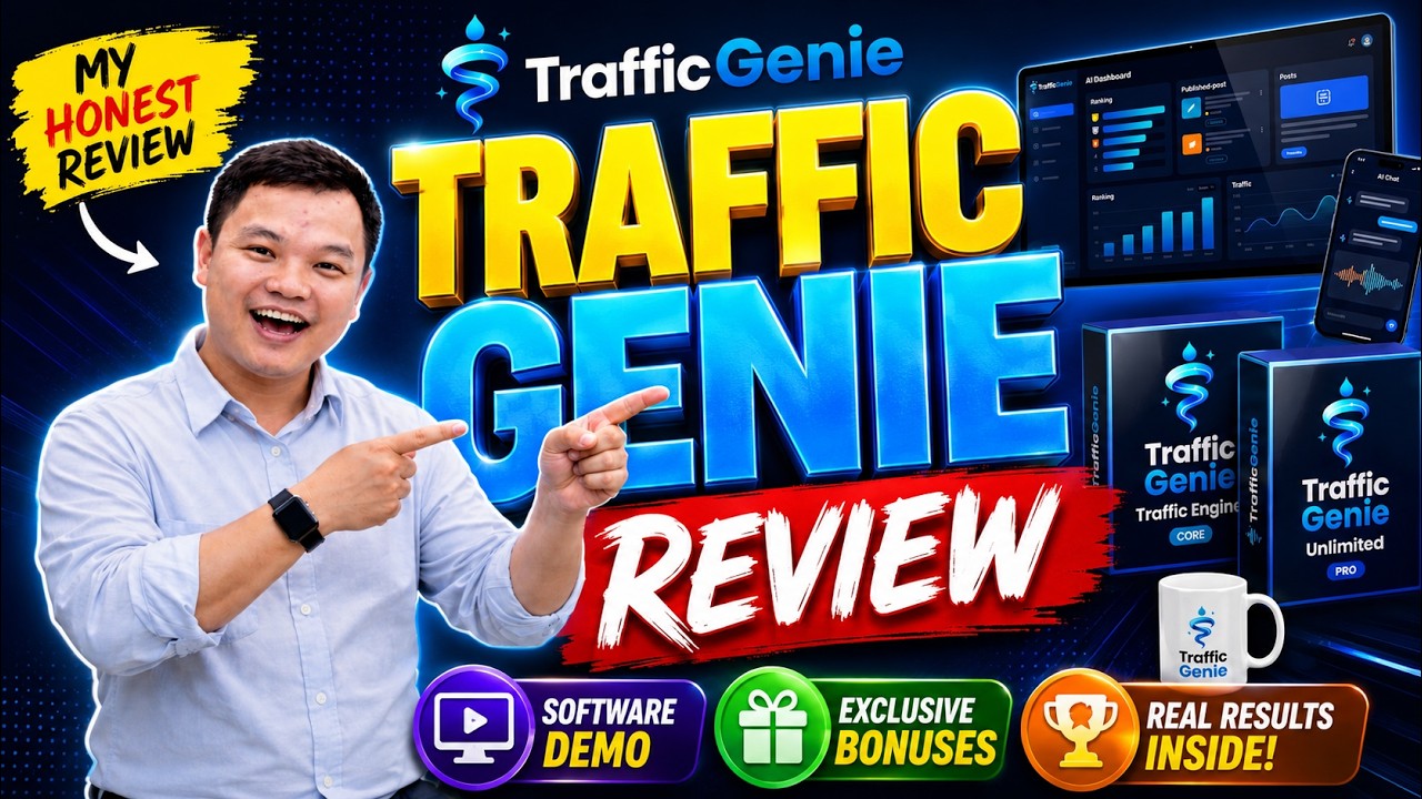 Traffic Genie Review 🎯 Get Free Traffic from Google + ChatGPT AI Answers🎯 Full Demo Bundle OTO Bonus