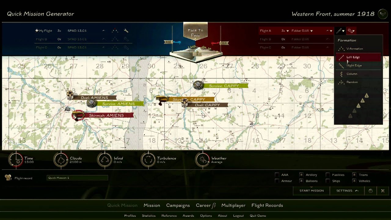 Rise of Flight Review Part 1 Menu Walkthrough HD