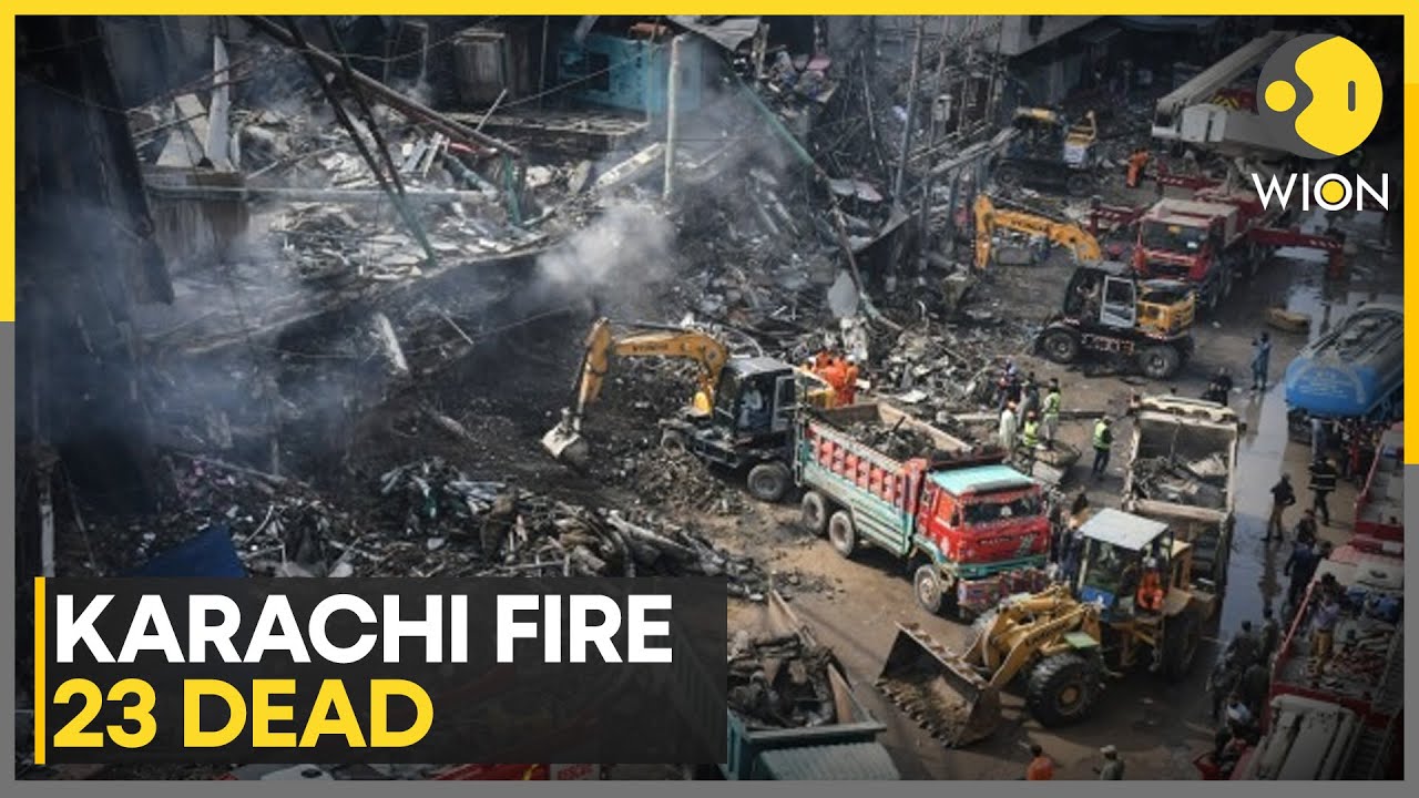 Pakistan: Karachi Mall Fire Death Toll Rises To 23 | WION