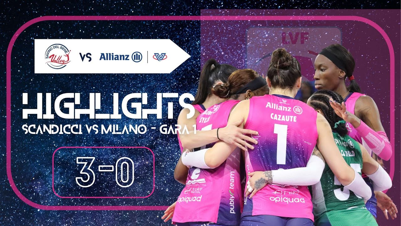 HIGHLIGHTS | Savino del Bene Scandicci - Allianz Vero Volley Milano (Semifinale - Gara 1)