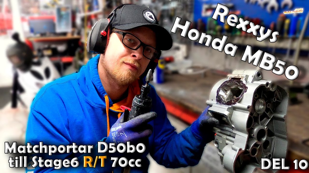 Matchportar D50b0 till Stage6 R/T 70cc! - DEL 10 - Rexxys Honda MB50!