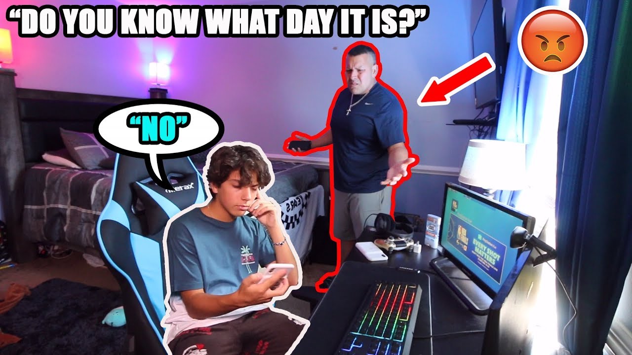 I FORGOT FATHERS DAY PRANK! *HE WAS SO MAD*
