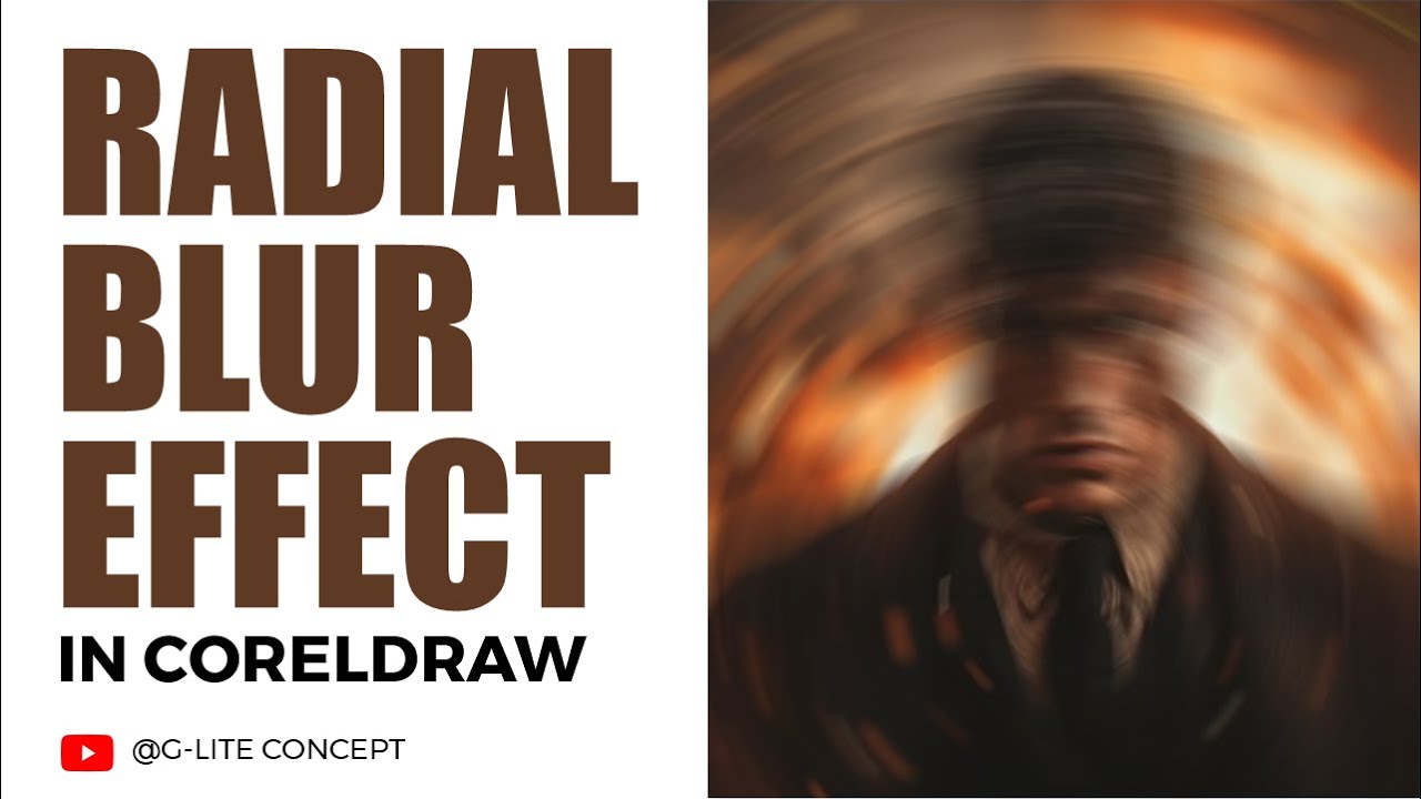 How to Create Stunning Radial Blur Effect in CorelDRAW | Add Speed & Focus to Your Design!