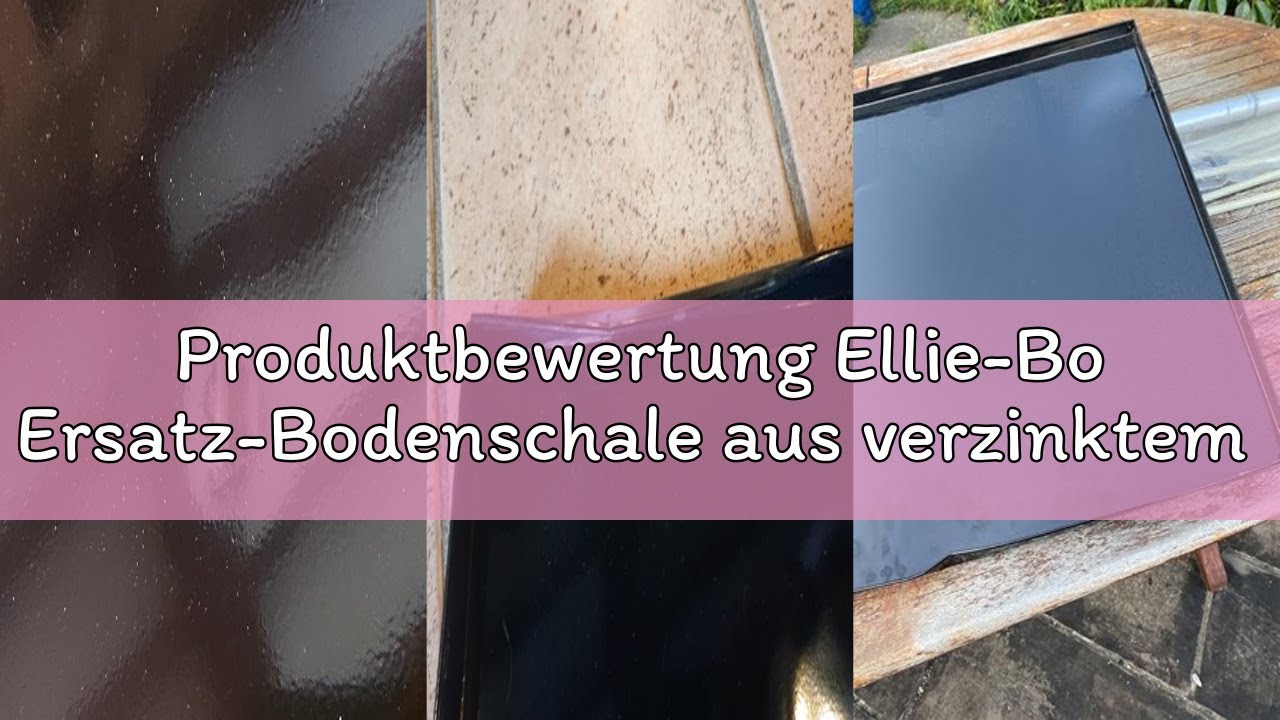 Produktbewertung Ellie-Bo Ersatz-Bodenschale aus verzinktem Metall, silberfarben, für 106,5 cm große